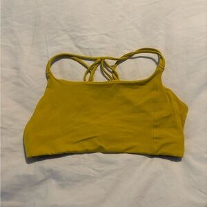 Athleta Mustard Sports Bra